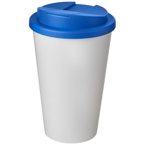 Gobelet isolant promotionnel 350ml Americano® Blanc et Bleu minéral